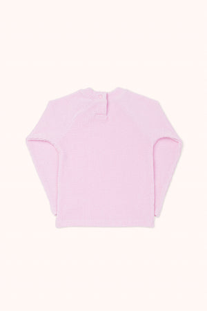 Textured Rash guard - BABY PINK