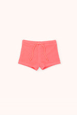 Textured Swim Shorts -  NEON PINK