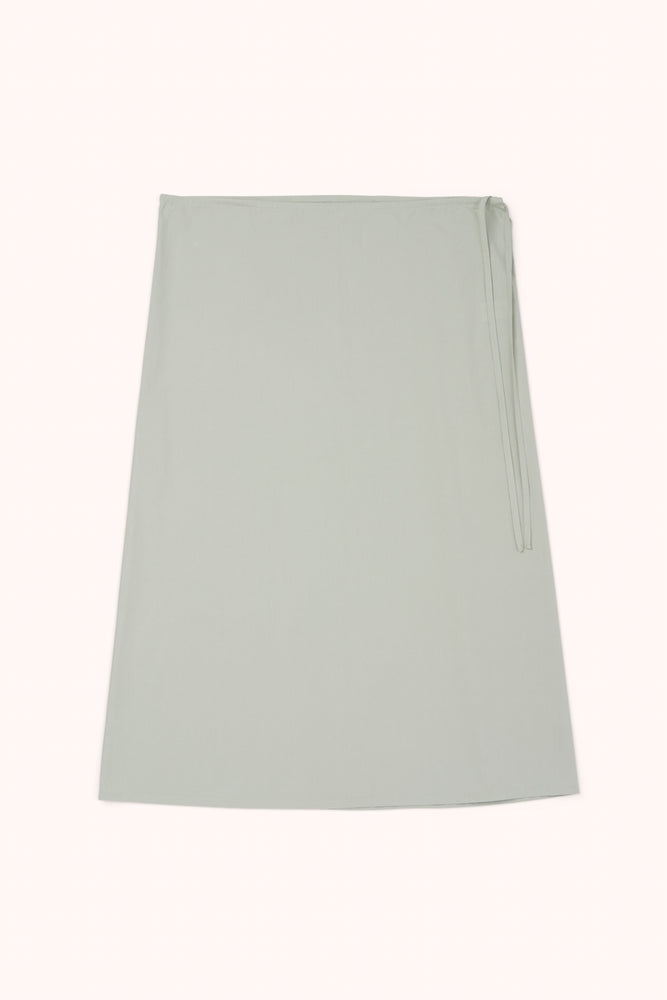 Women Midi Skirts- MIST GREEN