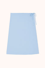 Women Midi Skirts-SKY BLUE