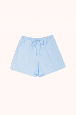 Women Midi Shorts-SKY BLUE