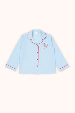 Dreamy Bear Pajama Set - Baby Blue