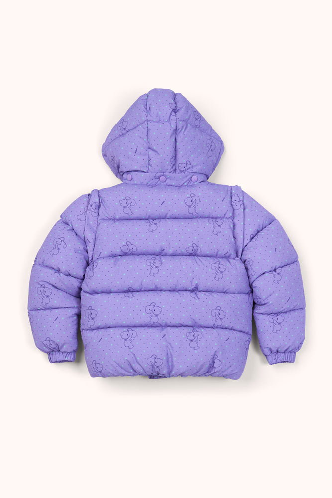 2-in-1  Wonder Puffer Jacket - Purple