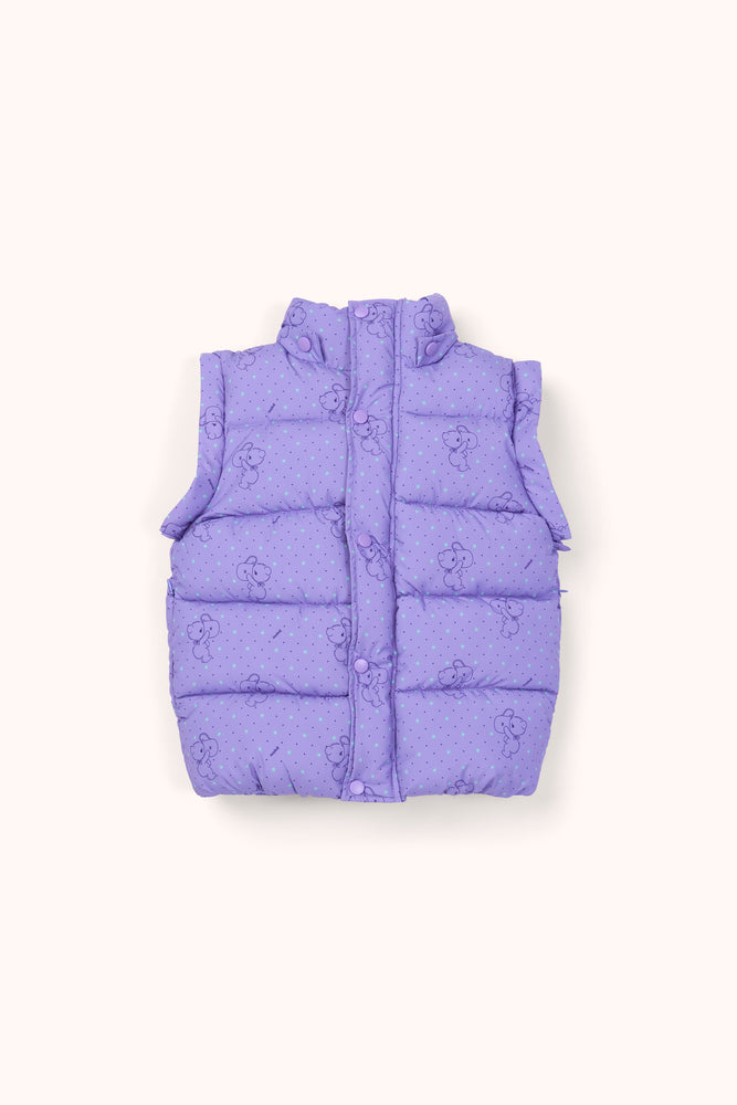 2-in-1  Wonder Puffer Jacket - Purple