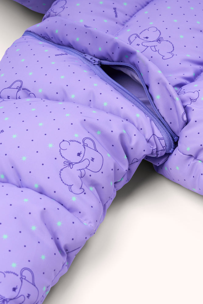 2-in-1  Wonder Puffer Jacket - Purple