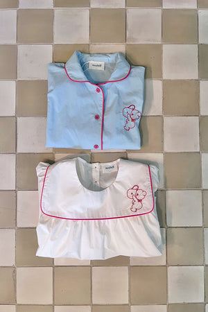 Dreamy Bear Pajama Set - Baby Blue