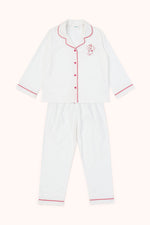 Dreamy Bear Pajama Set - White