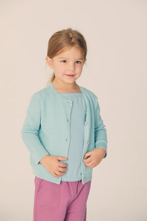 
            
                Load image into Gallery viewer, Buttoned cardigan  - Pale Mint - Maybellstudio
            
        