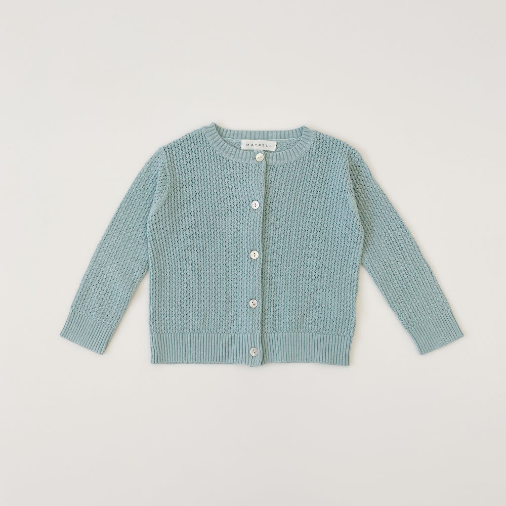
            
                Load image into Gallery viewer, Buttoned cardigan  - Pale Mint - Maybellstudio
            
        