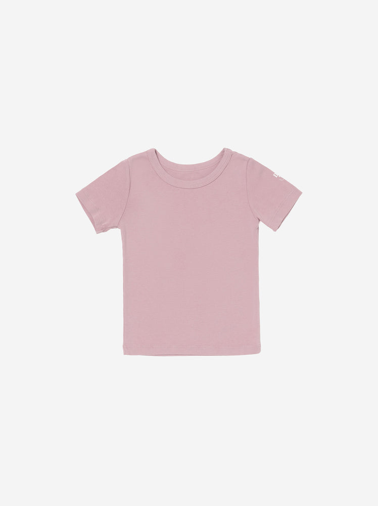 Supima short sleeve set- dawn pink