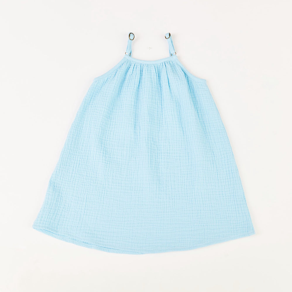 
            
                Load image into Gallery viewer, Gauze Dress - Sky Blue
            
        
