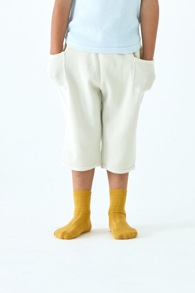 
            
                Load image into Gallery viewer, Waffle baggy pants - Cream
            
        